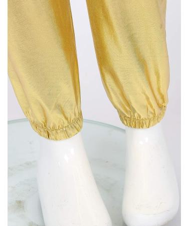 Yeeye Kids Shiny Metallic Dance Harem Pants - Gold, 8 Years - Buy Online on GoSupps.com