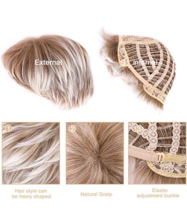 Short Blonde Pixie Cut Wig for Women - Natural Synthetic Hair Daily Cosplay Party Wig #613/27B - Buy Online on GoSupps.com