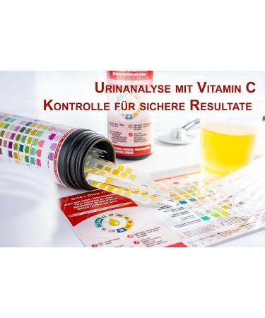 100 Pieces One+Step Urine Health Test - 11 Indicators Function Control & Reference Color Card - DUS-11 for Accurate Health Monitoring - Buy Online on GoSupps.com