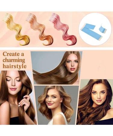Carriere 108Pc/Lot Fixed Hair Double Tape Wig Adhesive Extended Hair Strip Waterproof for Toupee Lace Wig Film with Slitting Line Easy to Use Fine Workmanship - Buy Online on GoSupps.com
