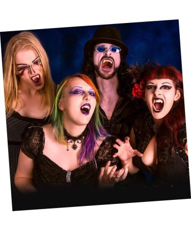 Lurrose 60 STK Halloween Teeth - Realistic Cosplay Werewolf Teeth for Parties | Artificial Plastic Tubs - Buy Online on GoSupps.com