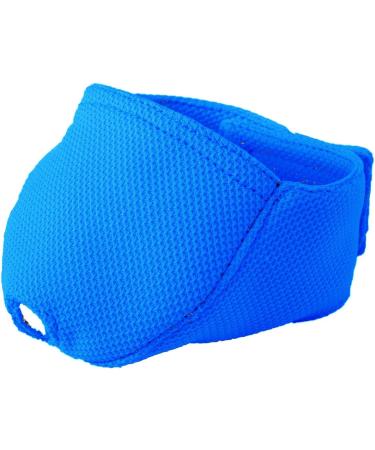 OHCOZZY Cat Muzzle - Breathable Mesh Muzzle for Cats | Prevent Biting & Chewing | Size L Blue - Ideal Cat Care Accessory - Buy Online on GoSupps.com