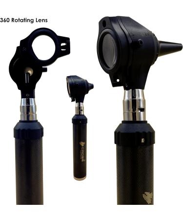 Cross Canada Physician LED Otoscope Diagnostic Set Professional Otoscope for Physician Medical Student Nursing Student Doctor Nurse (Black) - Buy Online on GoSupps.com