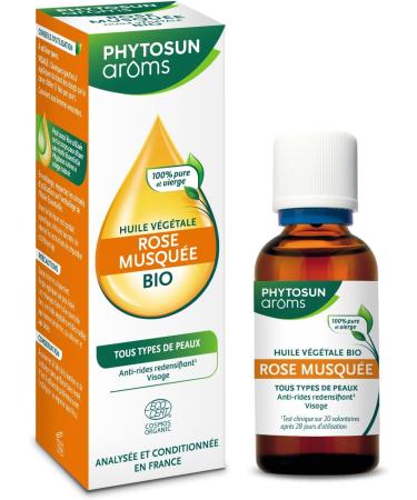 Phytosun Aroms Rose Musqu e Vegetable Oil 50ml - Premium Organic Skincare for International Shipping - Buy Online on GoSupps.com