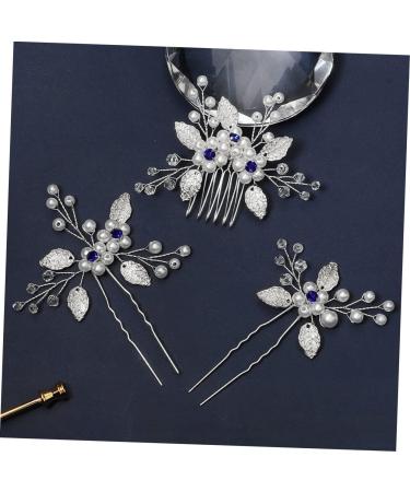 FOMIYES 4 Sets Bridal Wedding Comb Green Accessories Bridal Headpieces for Wedding Green Hair Accessories Pearl Headpiece for Wedding Flower Hairpin Bridesmaid Hair Fork Prom Copper Wire - Buy Online on GoSupps.com