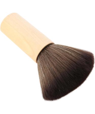 Demeras Barber Neck Duster Tool 15x6x4 Barber Cleaning Wood Handle Hair Sweep Brush Hairdressing Neck Face Duster Tool - Buy Online on GoSupps.com