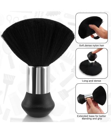 NICEMOVIC Hair Cutting Cape with Neck Duster & Barber Brush - Professional Salon Accessories for Haircut Styling (Black Stripe - Buy Online on GoSupps.com