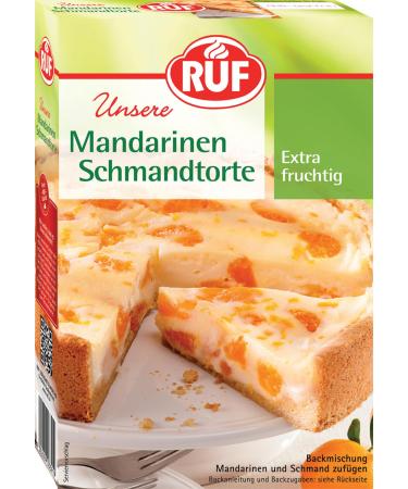 Call Mandarine-Smand cake baking mix for a fruity sour cream cake with a wheat full-grain flour for mandarins cherries gooseberries Mandarine-Schmand cake 460 g