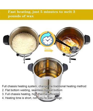 Buy Lincys 8-35L Electrical Melting Pot DIY Candle Making Starter Set for Beginners | Large Capacity & High Heating Output - Buy Online on GoSupps.com