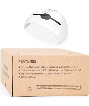 Buy Nailgirls 48W UV LED Nail Dryer - Smart Timer & LCD Display for Gel Nails | Best Nail Lamp for Home & Salon - Buy Online on GoSupps.com