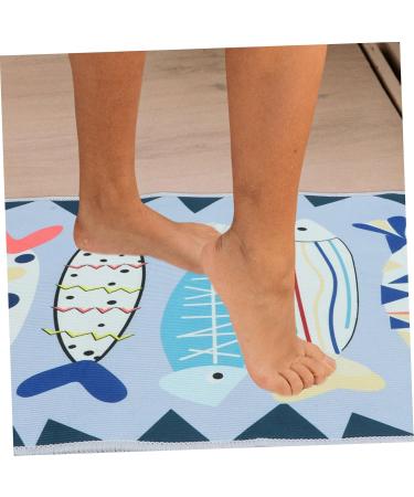 STOBAZA Water Absorbent Bath Mat Water Absorbing Bath Mat Floor Mat Carpet Absorb Water Shower Mat - Buy Online on GoSupps.com