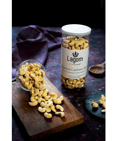 Lagom Gourmet Roasted & Salted Indian Cashew Nuts (Kaju) 500g - Buy Online on GoSupps.com