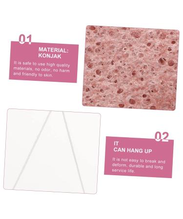 MAGICLULU Konjac Face Wash Sponge - Exfoliating Makeup Remover Tool & Facial Cleaning Pad for Flawless Skin | International Shipping Available - Buy Online on GoSupps.com