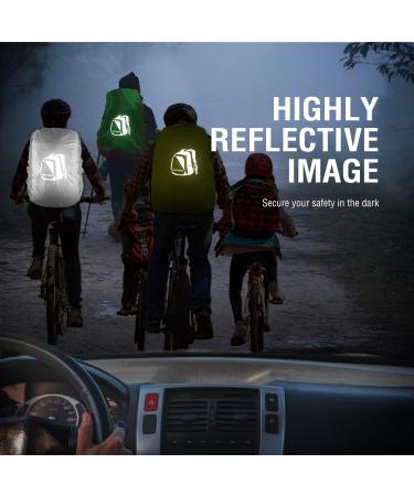 TOURZOO Waterproof Backpack Rain Cover | Reflective Strip | Black | L(40-66L) | for Hiking, Camping, Biking | Fastened Straps | 10-95L Capacity - Buy Online on GoSupps.com