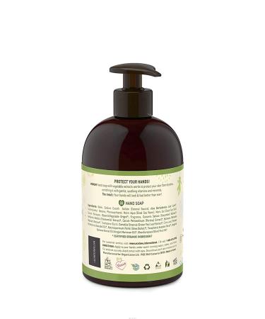 ecoLove Organic Liquid Hand Soap - Cucumber, Spinach & Parsley | Vegan, SLS & Paraben-Free, 17.6 oz - Buy Online on GoSupps.com