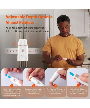 iHealth Gluco+ Wireless Smart Blood Glucose Monitor Kit | Portable Diabetes Testing with App 100 Strips & Lancets | Home Use BG5S100 - Buy Online on GoSupps.com