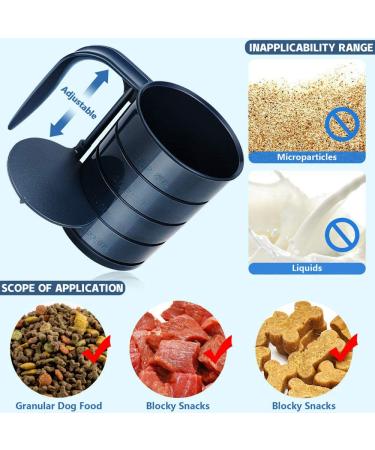 Pet Food Scoop for Dogs | 4-Cup Capacity | 1 Cup Measuring Scoop for Dog, Cat, and Bird Solid Food - Buy Online on GoSupps.com