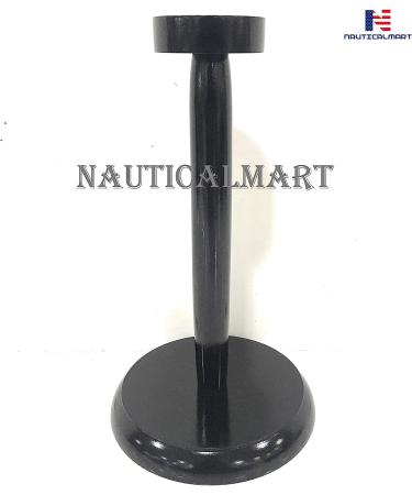 Wooden Helmet Stand - Medieval Roman Viking Mask Display Stand - Buy Online on GoSupps.com