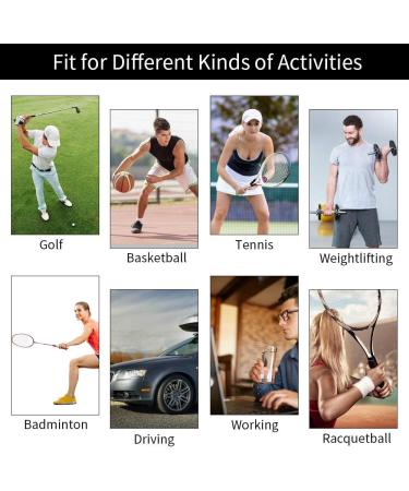 Cambivo Elbow Bandage X2 | Arthritis & Tendonitis Relief | Elastic Compression Cuff for Sports & Fitness - Buy Online on GoSupps.com