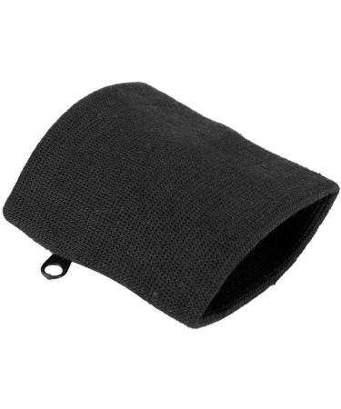 Unisex Zipper Bracelet for Storage | Black Sport Wrist Wallet for Fitness & Running | Coin & Key Pocket - Buy Online on GoSupps.com