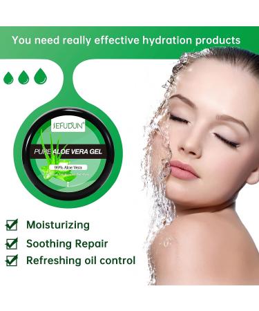 Aloe Vera Moisturizer for Face - Skin Repair, Sunburn Relief | Anti-Scarring & Aging | ECO-FRIENDLY & CRUELTY-FREE - Buy Online on GoSupps.com