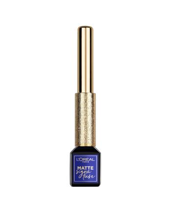 L'Oreal Paris Makeup Matte Signature Liquid Dip Eyeliner  Waterproof  Precise and Easy Application  All Day Wear  Vivid Matte Finish  Blue  0.07 fl  Oz. Blue 0.07 Fl Oz (Pack of 1)