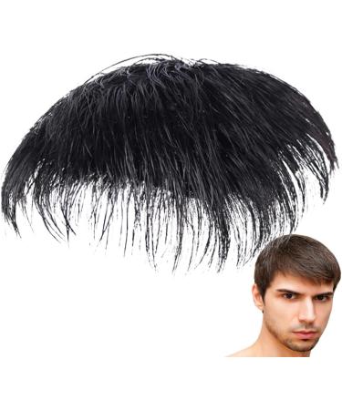 Hair System Men | Men's Toupee | Hair Replacement Patch Men Men's Toupee V-Shape Hairline Hair Extension Real Human Hair Invisible Forehead Hairpiece Natural Hairpiece for Men - Buy Online on GoSupps.com