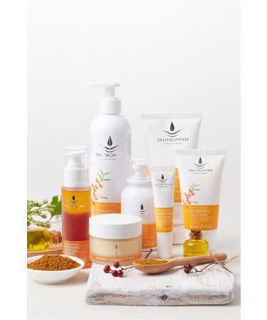 Shop Drop Natural Cosmetics: Sea Buckthorn Moisturizing Eye Cream for Dry Skin | 15ml | Green Tea A a Goji Berry & Kakadu Plum - Buy Online on GoSupps.com