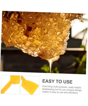 Balacoo 2 Pcs Plastic Honey Spatula Shoveling Honey Tool Practical Beekeeping Tool Open The Cover Suite 20x10.5cm x2pcs Yellowx2pcs - Buy Online on GoSupps.com