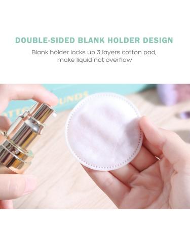 FRCOLOR Cotton Pads - 200 Count Makeup Remover Rounds for Gentle Cleansing | Best Quality International Shipping - Buy Online on GoSupps.com