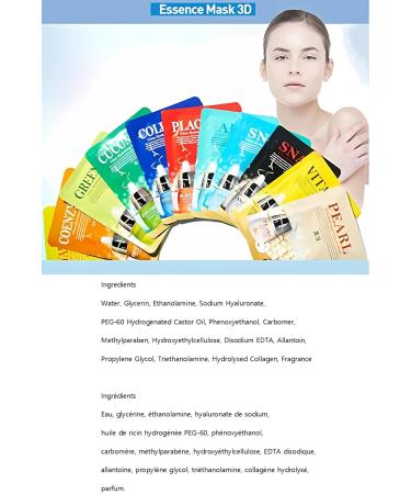 13 Sheets Ultra Hydrating Essence Korean Facial Mask & Oil Blotting Papers - Premier Korea Cosmetics for Glowing Skin - Buy Online on GoSupps.com
