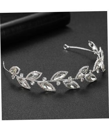 minkissy Bridal Hair Accessories Headbands Zirconia Headband Bridal Headpiece Bridal Hair Vine Bride Wedding Alloy - Buy Online on GoSupps.com
