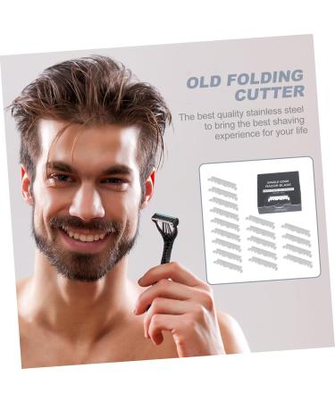 Magiclulu 100th Razor Blade Facial Razor - Rustproof Steel Folding Cutter for Men & Household Use | Best Shaving Experience - Buy Online on GoSupps.com