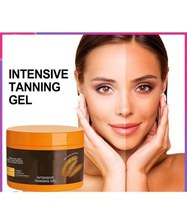 Luxury Intensive Tanning Gel Tanning Accelerator with Coconut Oil and Vitamins A and E Brown Tanning Gel Tanning Lotion for Tanning Bed Tanning Accelerator Cream - Buy Online on GoSupps.com