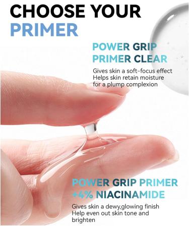 Oil-Control Hydrating Face Primer - Long Lasting Smooth Makeup Base - Pore Primer for Full Coverage - Moisturizing & Oil Control Formula 5ml (04 Clear) - Buy Online on GoSupps.com