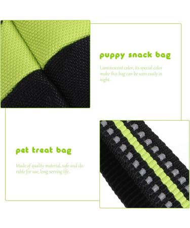 Mipcase Pet Snack Pack Travel Snack Bag Cat Poop Bag Carrier Leashes Dog Snack Bag Fluorescence Cat Snacks L Light Green - Buy Online on GoSupps.com