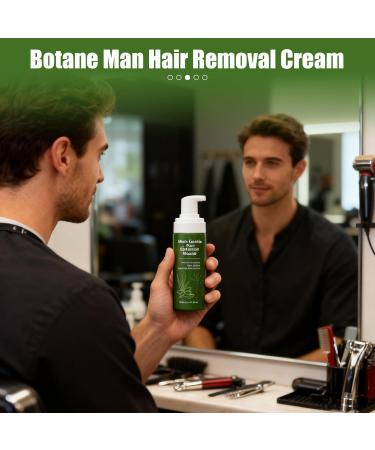 Body Hair Removal Cream For Men | 60ml Natural Hair Removal Lotion - Natural Removal for Men Cheek Armpit Arm Leg Thigh Face Zone Bikini Dad Boyfriend - Buy Online on GoSupps.com