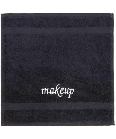 LA HAMMAM 4 Pack 13 13 Super Soft Turkish Cotton Make Up Removal Towels & Washcloths | Highly Absorbent Towel | Luxury Makeup Remover Reusable Face Cloths | Facial & Skin Care Wash Cloth - Black Makeup Washcloths - 4... - Buy Online on GoSupps.com
