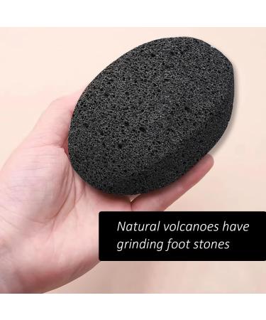 UNVOJL Pumice Foot Stone Foot Scrubber Natural Pumice Stone Exfoliates Hard Dead Dry Skin Natural Foot File for Skin Exfoliation - Buy Online on GoSupps.com