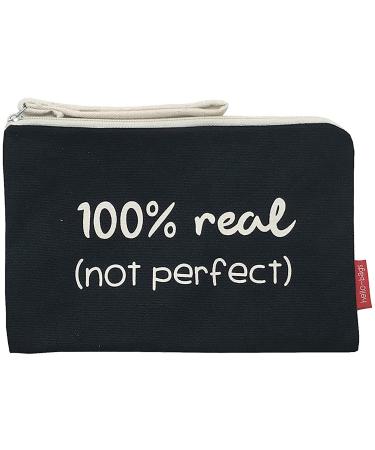 Hello bags.Make-up bag / Wristlet handbag.Outside: 100 % cotton.Including zipper and feed.Packed in a power of gift envelope."100%real".Color: ECRU / black.23*15.5 cm.