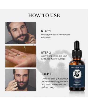 Yeeda Beard Oil moisturizing beard oil prevents tangles beard conditioner natural shine softens strengthens beards mustaches for men father friend - Buy Online on GoSupps.com