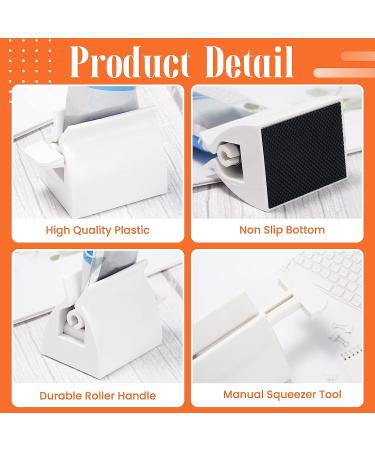 Set of 2 Rolling Tube Toothpaste Squeezer Dispenser Stand - Multicolor - Buy Online on GoSupps.com