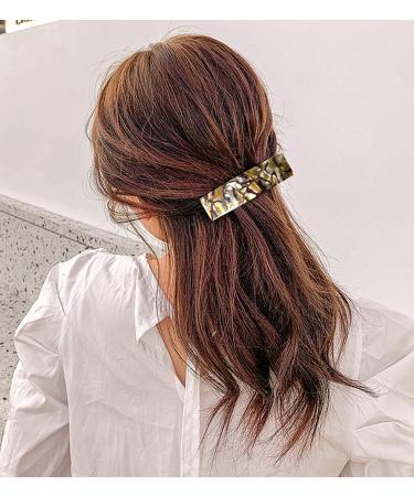 Buy 2 Piece Large Patent Hair Clip Set for Women - Perfect for Thick & Thin Hair - Onyx & South Sea - Buy Online on GoSupps.com