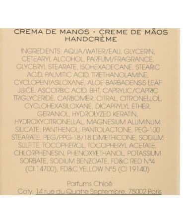 Chloe Signature Hand Cream 2.5oz/75ml - Luxurious Hydration for Soft Hands - Buy Online on GoSupps.com