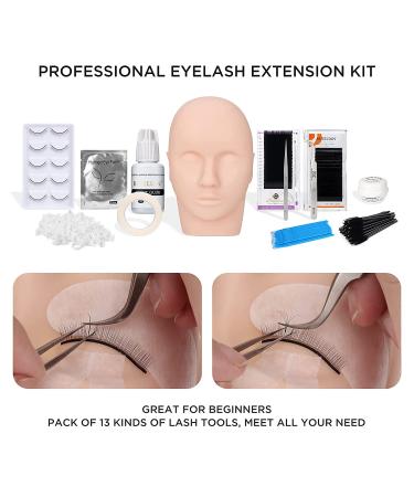 Professional Eyelash Extension Kit with Mannequin Head | BEYELIAN Lash Training Supplies - Buy Online on GoSupps.com