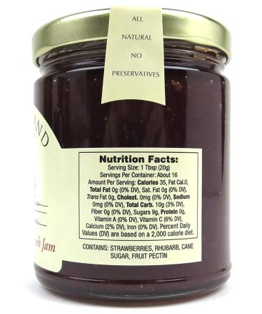 Maury Island Strawberry-Rhubarb Jam 11 oz Limited Harvest - BlackTie Box - Buy Online on GoSupps.com