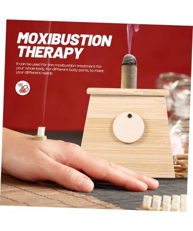 Beavorty 5-St Moxibustion Box Wooden Moxa Holder & Burner Tool for Optimal Healing - Buy Online on GoSupps.com