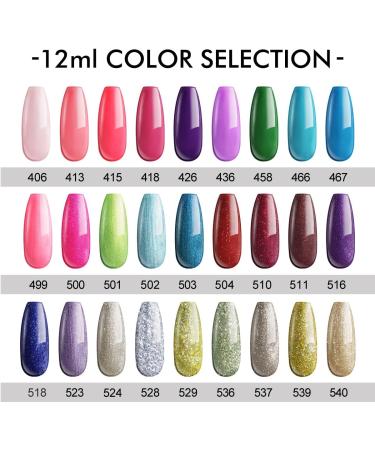 Lavender Violets 12ml Gel Nail Polish | Salon Quality Slate Rose-413 | UV LED Soak Off | Curing Manicure Pedicure - Buy Online on GoSupps.com