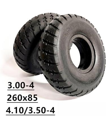 10inch 260x85 elderly mobility scooter tyres 3.00-4 inflation free 4.10/3.50-4 solid and explosion-proof tyres 3/4 wheeler accessories - Buy Online on GoSupps.com