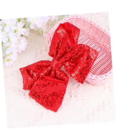 minkissy Sequins Hair Clip Bowknot Barrettes Hair Barrettes Bow Barrette Clip Glitter Bows Alligator Hair Clip Sequin Hair Clip Glitter Hair Bows Hairpins Clip Miss Extra Large 17*13 cm Red - Buy Online on GoSupps.com